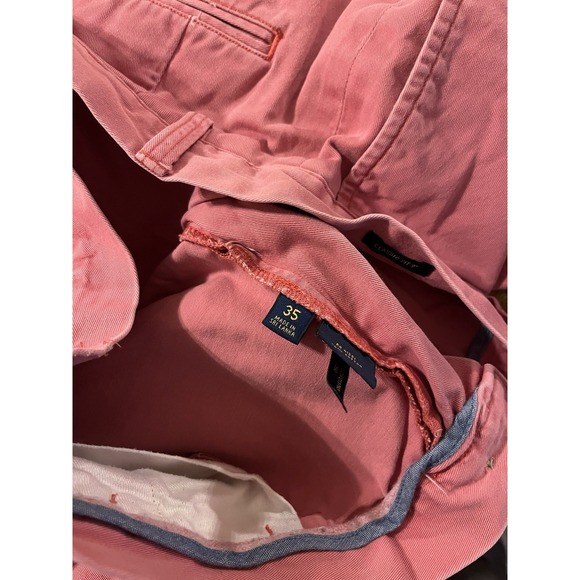 Polo Ralph Lauren Shorts Mens 35 Dark Pink Classic Fit Performance - Picture 6 of 7
